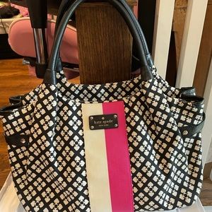 Authentic Kate Spade black white and pink